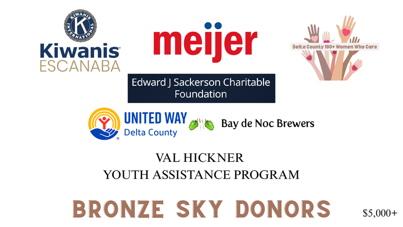 Bronze Sky donor artwork. Donor names are listed in this section.